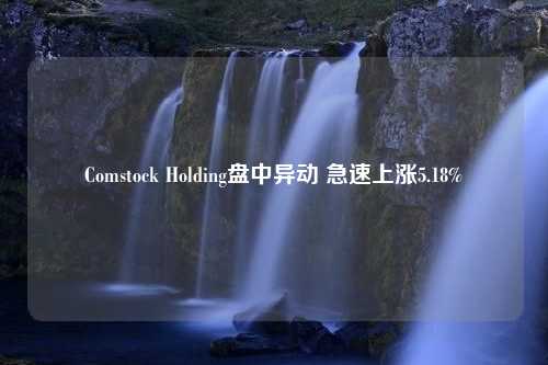 Comstock Holding盘中异动 急速上涨5.18%