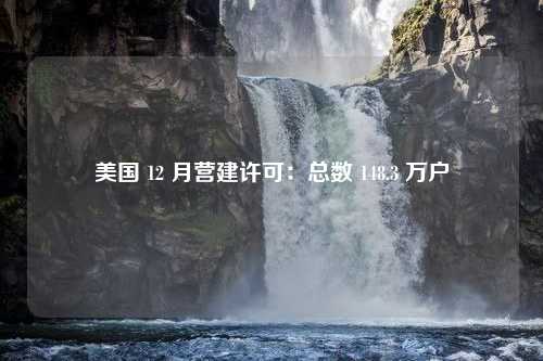 美国 12 月营建许可：总数 148.3 万户